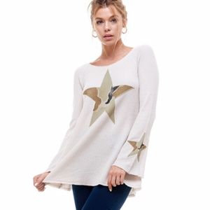 T-Party Camouflage Star Hoodie